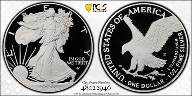 2023-S $1 Silver Eagle First Strike PR70DCAM