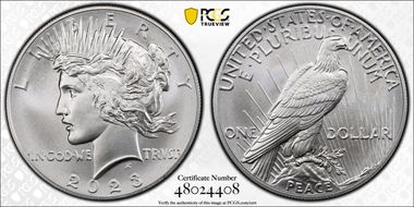2023 $1 Peace Dollar MS69