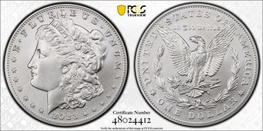 2023 $1 Morgan Dollar MS70