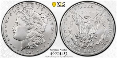 2023 $1 Morgan Dollar MS70