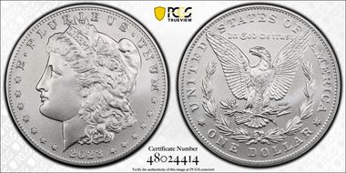 2023 $1 Morgan Dollar MS70