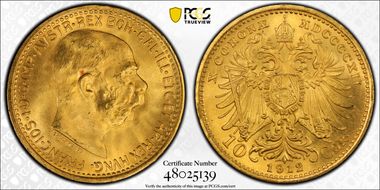 1912 10 Cor Restrike MS66