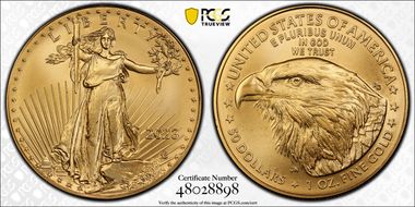 2023 $50 Gold Eagle MS69