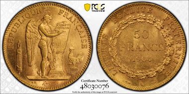 1904-A 50 Fr Gad-1113 F-549 MS62