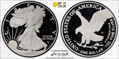 2023-S $1 Silver Eagle First Strike PR69DCAM