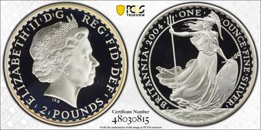 2004 £2 S-BF2 Britannia Ag PR69DCAM