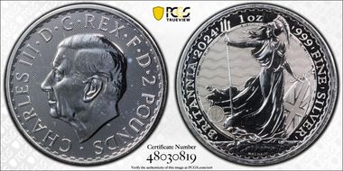 2024 £2 Britannia Ag First Strike MS68