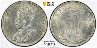 1917-C 25C AU58