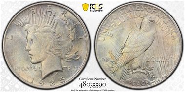 1925 $1 MS63