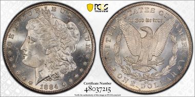 1884-CC $1 MS63