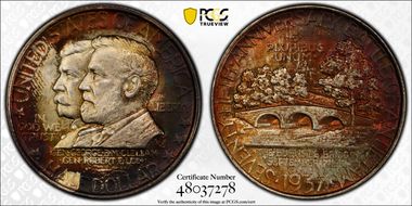 1937 50C Antietam MS66