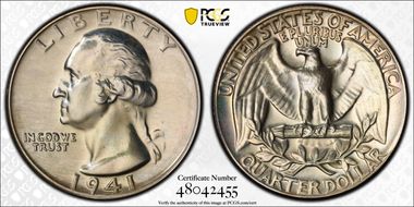 1941 25C PR67+
