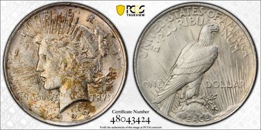 1922 $1 MS62