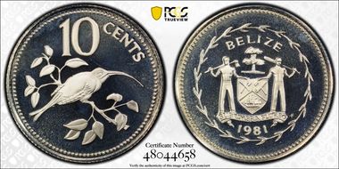 1981-FM 10C KM-48 Copper-Nickel PR69DCAM