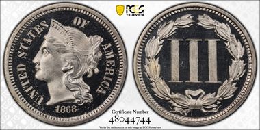 1868 3CN PR67DCAM