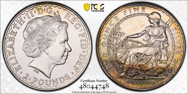 2005 £2 S-BF10 Britannia Ag MS65