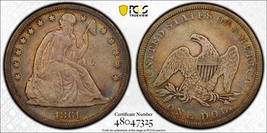 1861 $1 F12