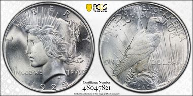 1925 $1 MS67