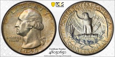 1940 25C MS67+