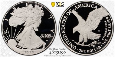 2023-S $1 Silver Eagle First Strike PR70DCAM