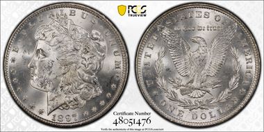 1897 $1 MS63