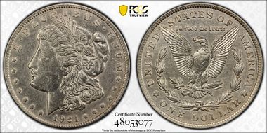 1921 $1 Morgan N1