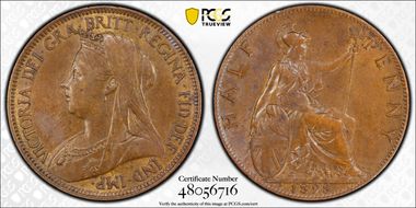 1898 1/2D S-3962 MS62BN