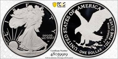 2023-S $1 Silver Eagle First Strike PR70DCAM