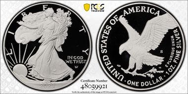 2023-S $1 Silver Eagle First Strike PR70DCAM