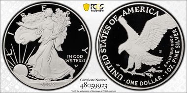 2023-S $1 Silver Eagle First Strike PR70DCAM