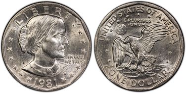1981-P SBA$1 MS65