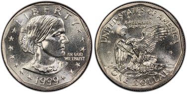 1999-D SBA$1 MS66