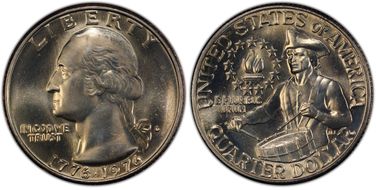 1976-D 25C Clad MS67