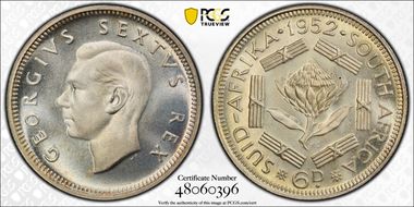 1952 6D KM-36.2  Ag PR68