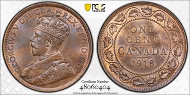 1918 1C MS64RB