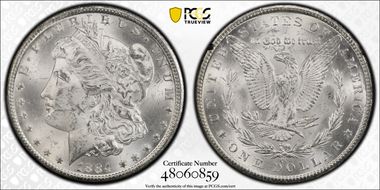 1884-CC $1 GSA Hoard MS63