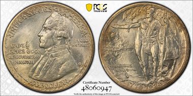 1928 50C Hawaiian MS64