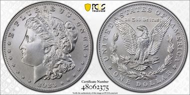 2023 $1 Morgan Dollar MS70