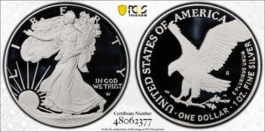 2023-S $1 Silver Eagle First Strike PR70DCAM