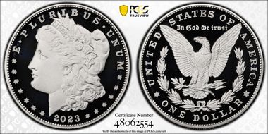 2023-S $1 Morgan Dollar First Strike PR70DCAM