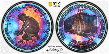 1971 AR Medal N.C.N.A. 10th Anniversary SP64