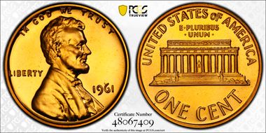 1961 1C PR67RD