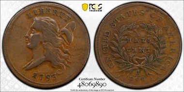 1793 1/2C C-4 VF25BN