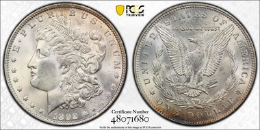 1892 $1 MS64