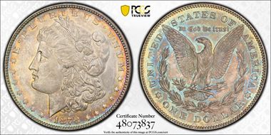 1878 7/8TF $1 Strong MS62