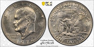1974 $1 MS62