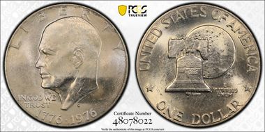 1976-D $1 Type 2 MS63