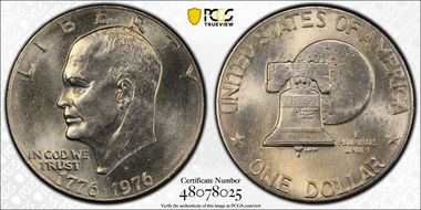 1976-D $1 Type 2 MS64