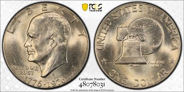 1976-D $1 Type 2 MS64