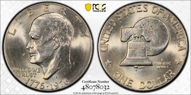 1976-D $1 Type 2 MS65